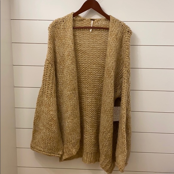 Free People Home Town Women's Cardigan Sweater M - Picture 2 of 8